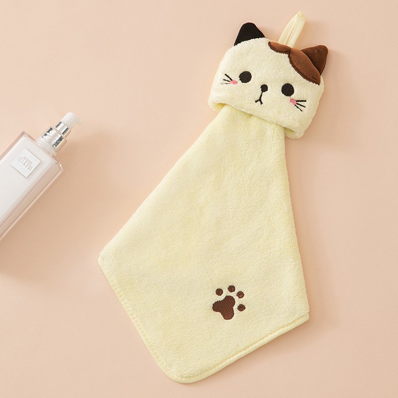 Cat hand towel Cat hand towel