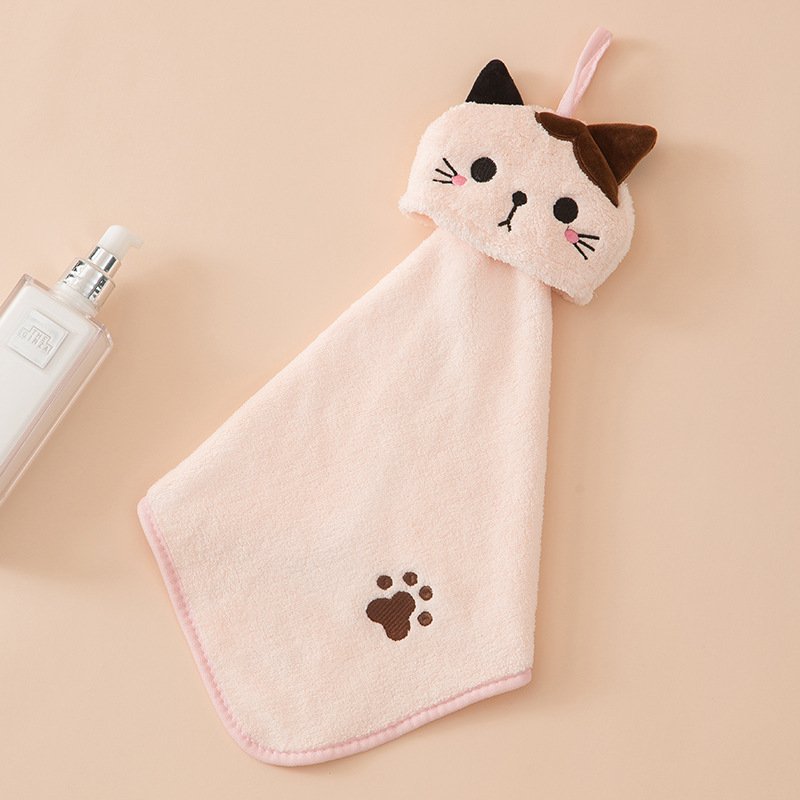Cat hand towel Cat hand towel