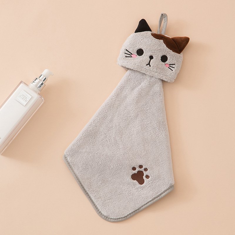 Cat hand towel Cat hand towel